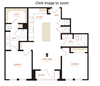 2 bed 2 bath B1 Floorplan 2 bed 2 bath B1 Floorplan, at Southline Residences, Texas